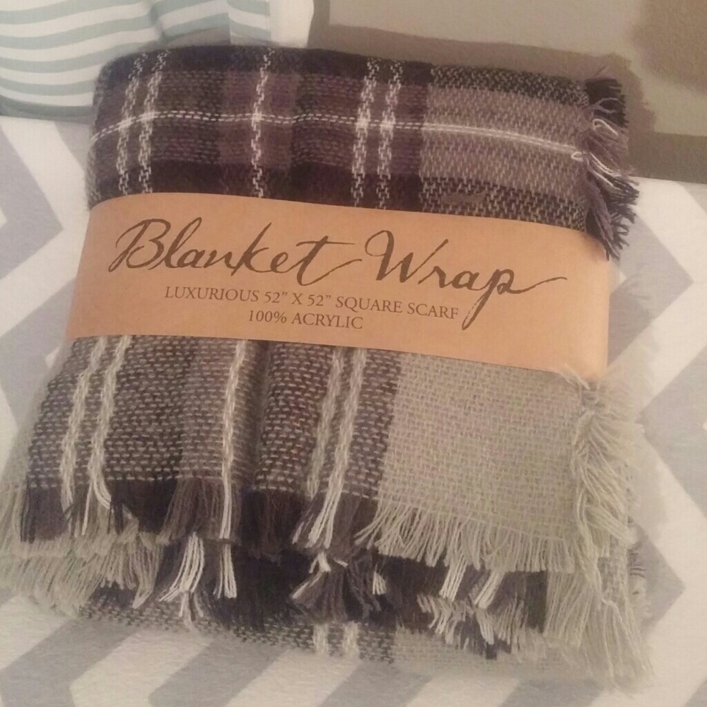 Blanket Wrap Square Scarf